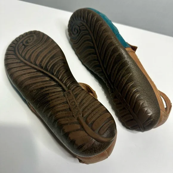 Naot Papaki Teal and Brown Women's Sandals - Picture 5 of 7